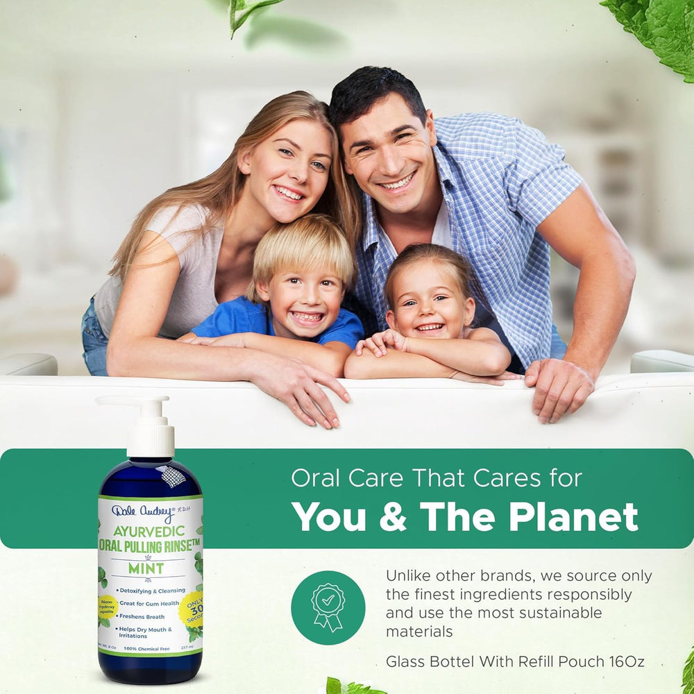 Dale Audrey fluoride-free mint formula offers gentle daily cleansing