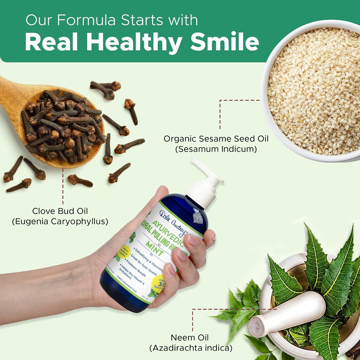 Dale Audrey gum and enamel protection with nano hydroxyapatite and natural ingredients