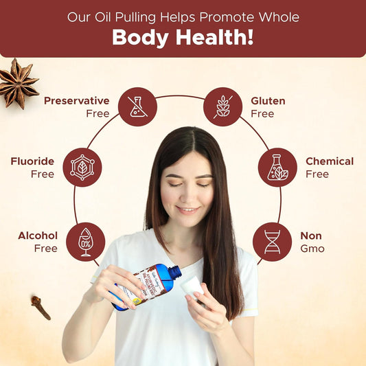 Dale Audrey cinnamon-flavored mouthwash with fresh breath benefits