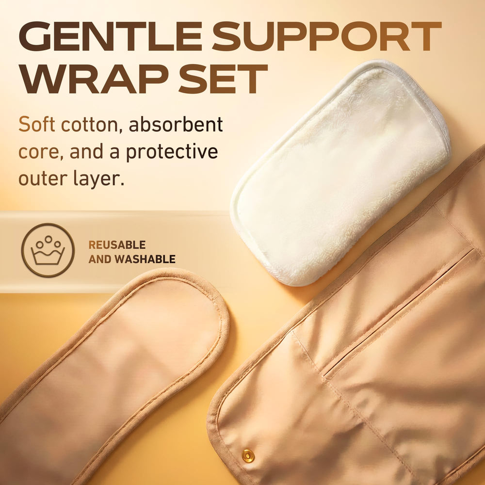 DaliLeo leak-resistant wraps keep self-care tidy and convenient.