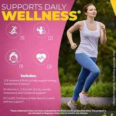 DANEEN 36 essential nutrients supports metabolism and energy for active women.