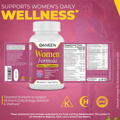 DANEEN easy to swallow tablets for convenient daily nutrition.