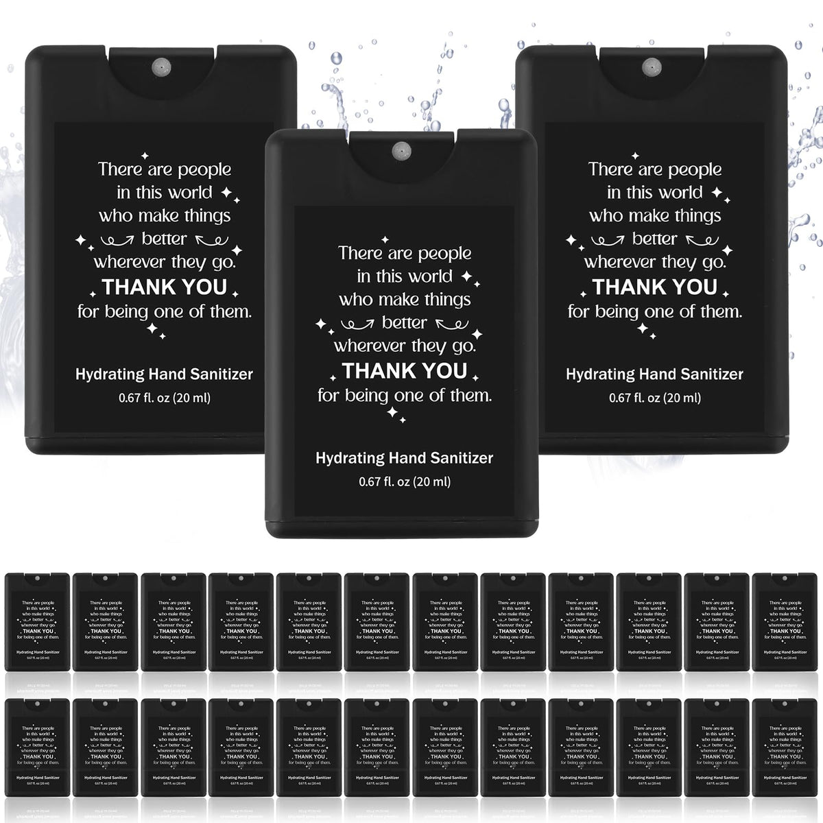 Dansib 24-pack hand sanitizer sprays on colorful packaging, ideal for gifting