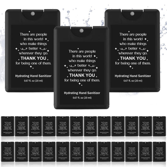 Dansib 24-pack hand sanitizer sprays on colorful packaging, ideal for gifting