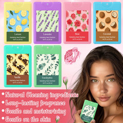 Dansib scent variety collection with lemon, lavender, vanilla, rose, coconut, eucalyptus for everyday freshness