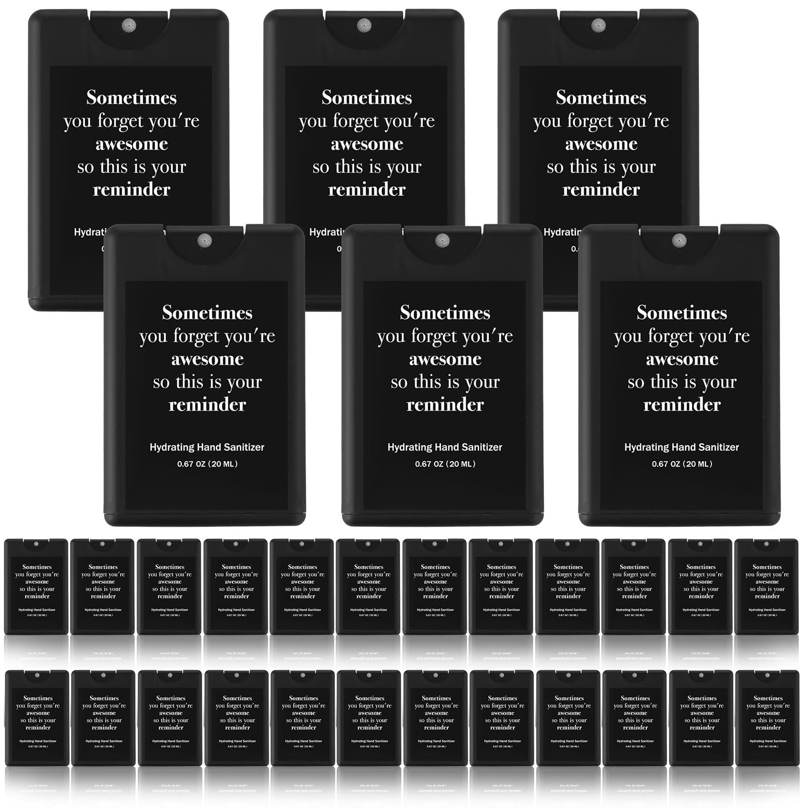 Dansib hand sanitizer spray with inspirational labels for portable protection