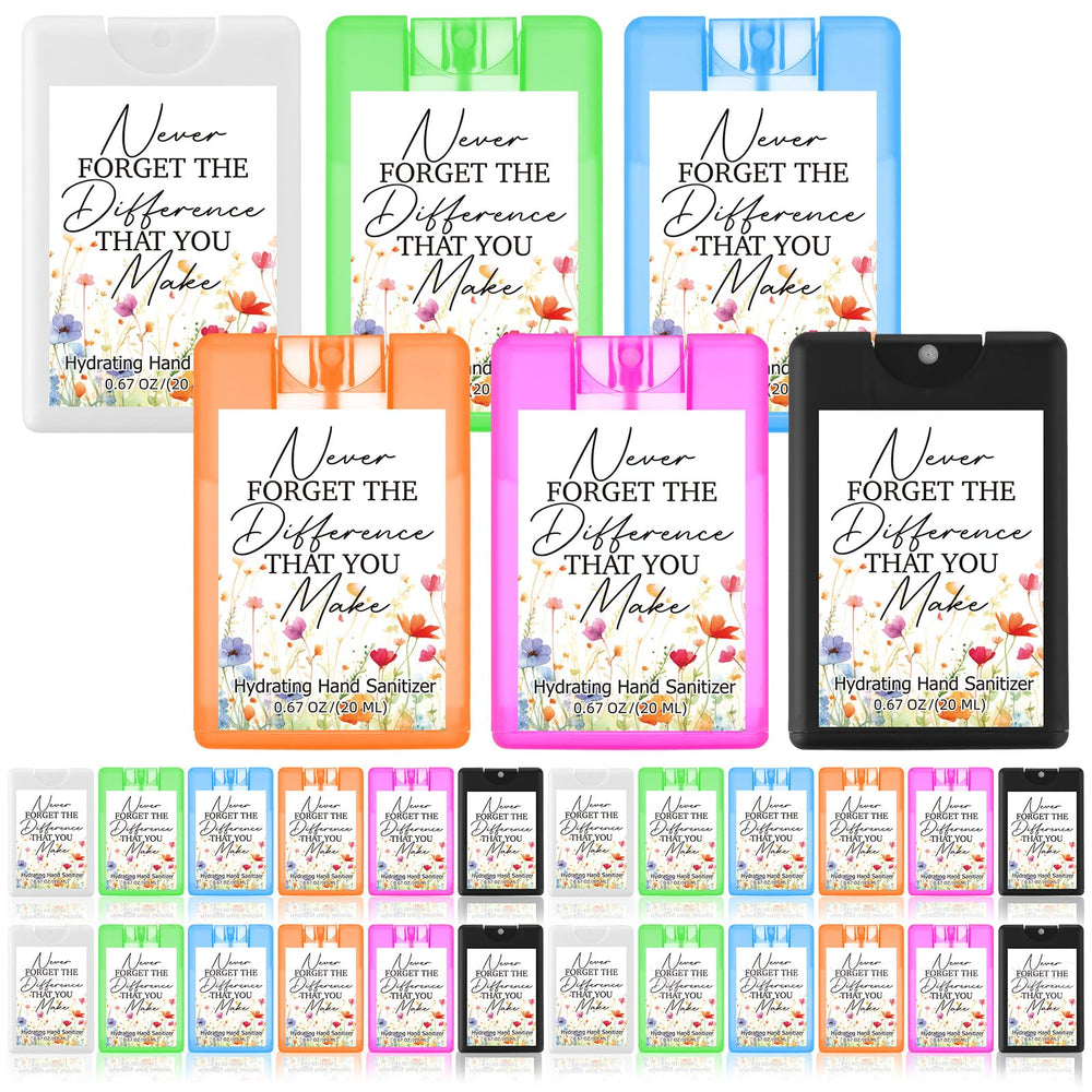 Dansib 24-pack hand sanitizer spray bulk with portable bottles for easy gifting.