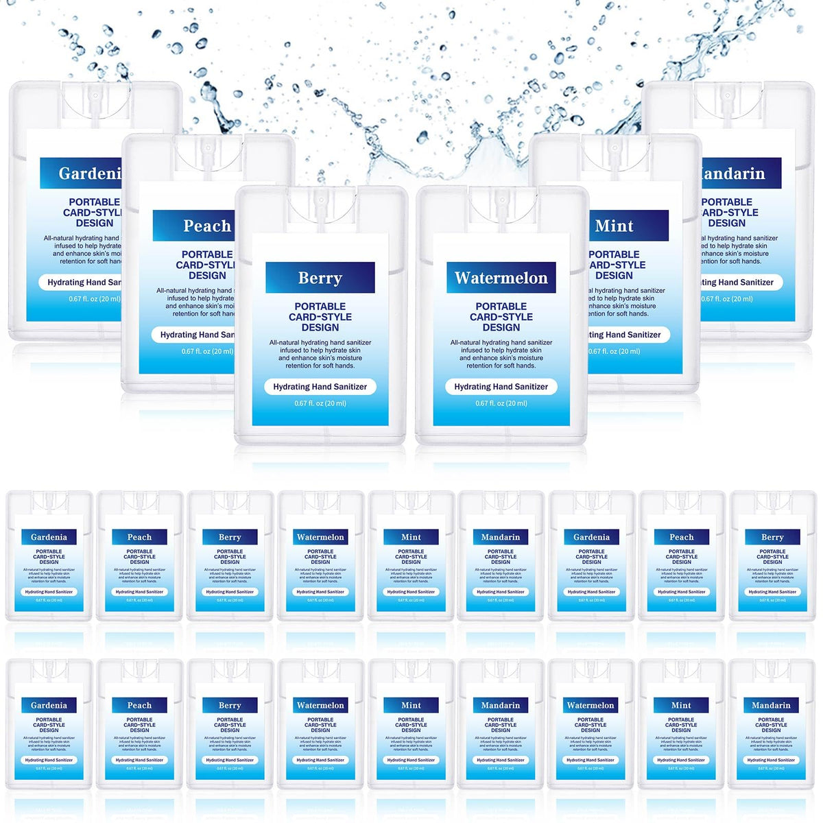Dansib 24-pack hand sanitizer sprays for bulk gifting and everyday protection