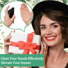 Dansib eucalyptus aloe hand sanitizer spray provides hydrating touch.