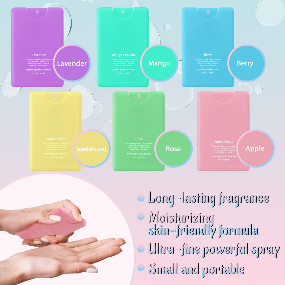 Dansib hand sanitizer spray 24-pack travel size bottles for convenient daily sanitizing.