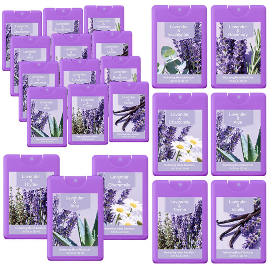 Dansib lavender scented hand sanitizer spray bottle for portable cleansing and hydration