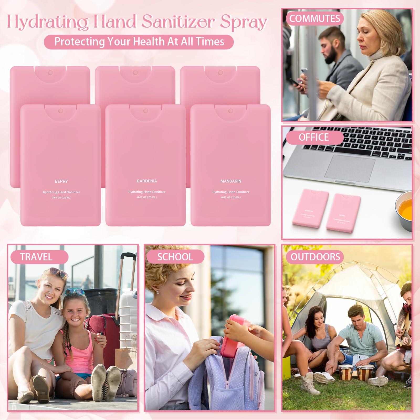 Dansib portable pocket-size sanitizer for quick cleaning anywhere.
