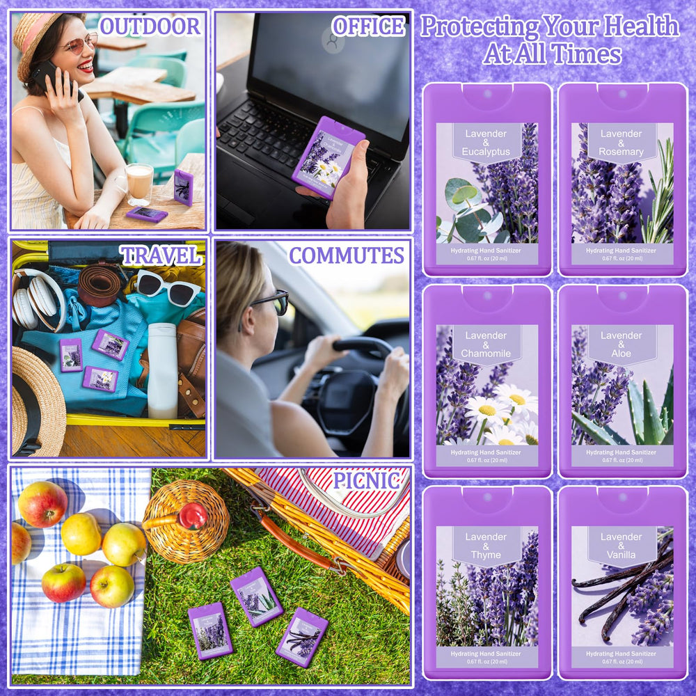 Dansib six lavender fragrance blends display variety and personal choice