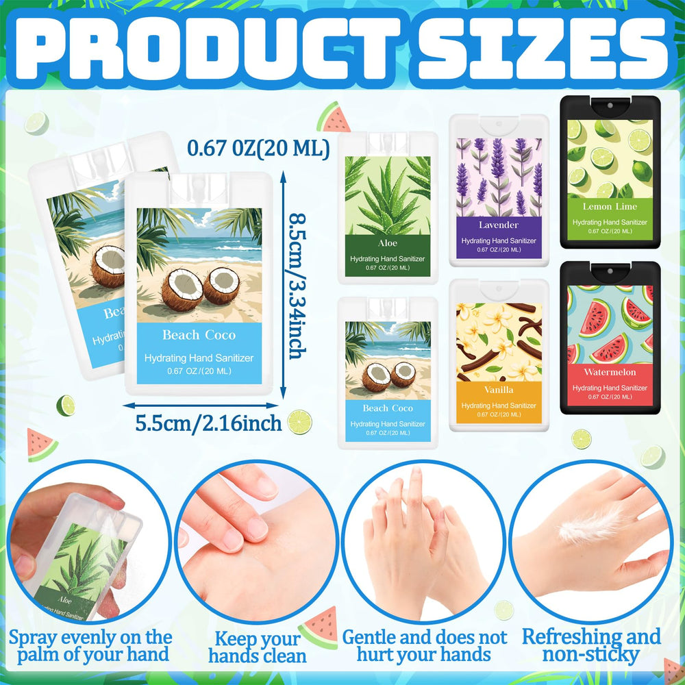 Dansib travel-size 20 ml hand sanitizer spray for easy pocket protection.