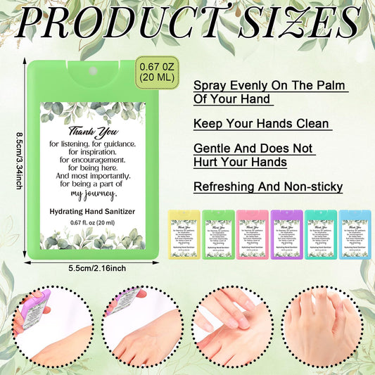Dansib travel-size hand sanitizer sprays ideal for bags and purses