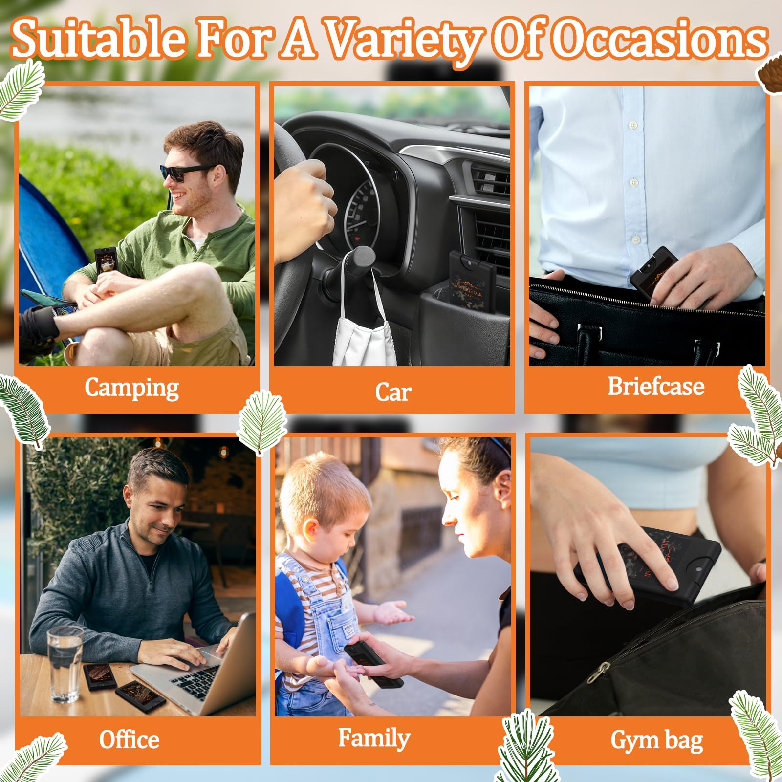 Dansib travel-size pocket-friendly design ideal for briefcases and on-the-go use.