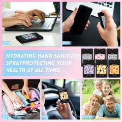 Dansib vanilla scent hand sanitizer spray with comforting aroma.