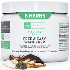 DAO Labs Free and Easy Wanderer bottle on a clean surface, inviting daily calm.