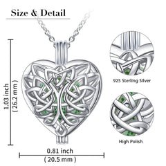DAOCHONG open locket holds oil for subtle aroma while wearing