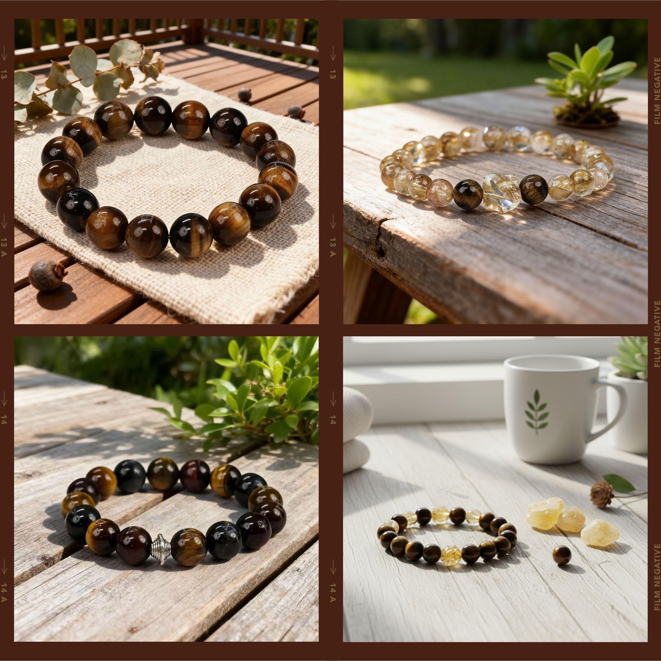 Dare to Mystic Tiger’s Eye Bracelet handmade beads on flexible cord for lasting wear.