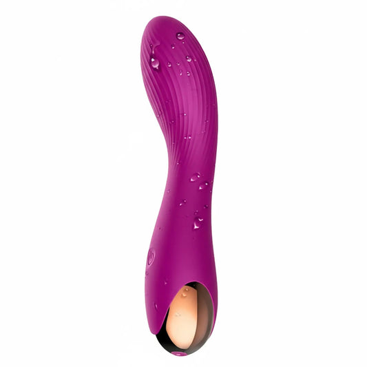 Dark Purple Handheld Massager with 20 modes targets neck and back relief
