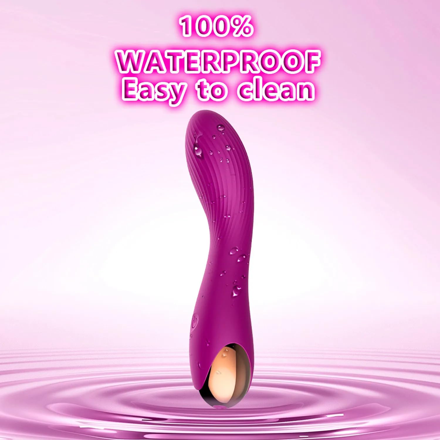 Dark Purple Handheld Massager shows adjustable intensity for personalized comfort