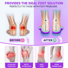 DARLIS insoles fit wide shoes without trimming for versatility.