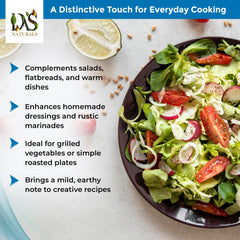 DAS NATURALS Black Seed Oil pour spout—easy-to-use for daily routines.