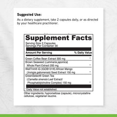 African Mango imagery with Adipo-Leptin capsules, appetite balance