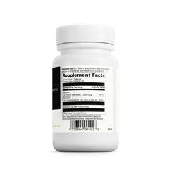 DaVinci ADK bottle back label detailing vitamin A, D3, and K2 MK-7
