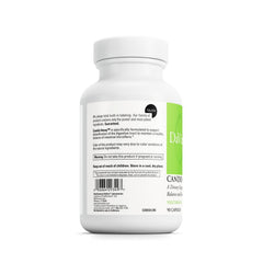 DAVINCI Candid-Away capsules image emphasizes vegetarian formula for everyday wellness