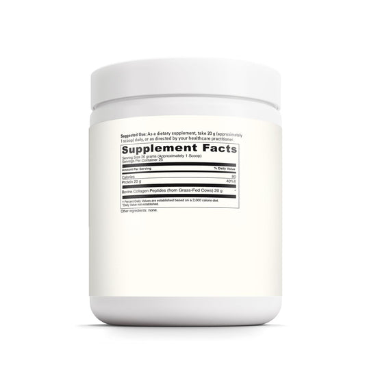 DAVINCI Collagen Peptides unflavored powder blends into coffee or smoothies