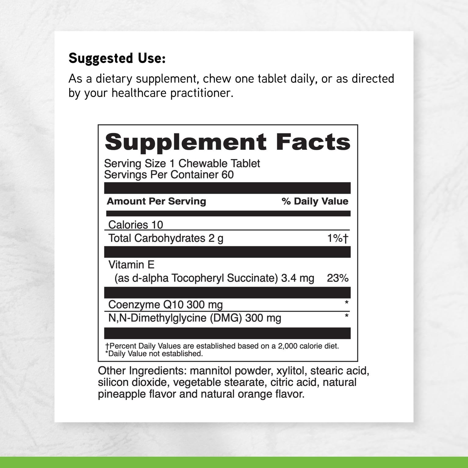 Front view of DAVINCI bottle emphasizing premium dietary supplement.