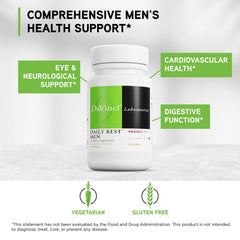 DAVINCI Daily Best Men label ingredients detailing nutrient blends for men