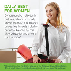 DAVINCI Daily Best Women label highlighting blends and ingredients