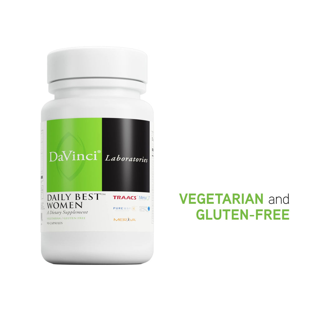 Lifestyle use of DAVINCI Daily Best Women suggesting everyday health support