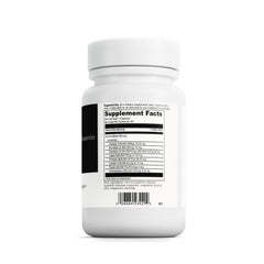 DAVINCI Digenzyme capsules on white surface emphasize a vegetarian enzyme supplement.