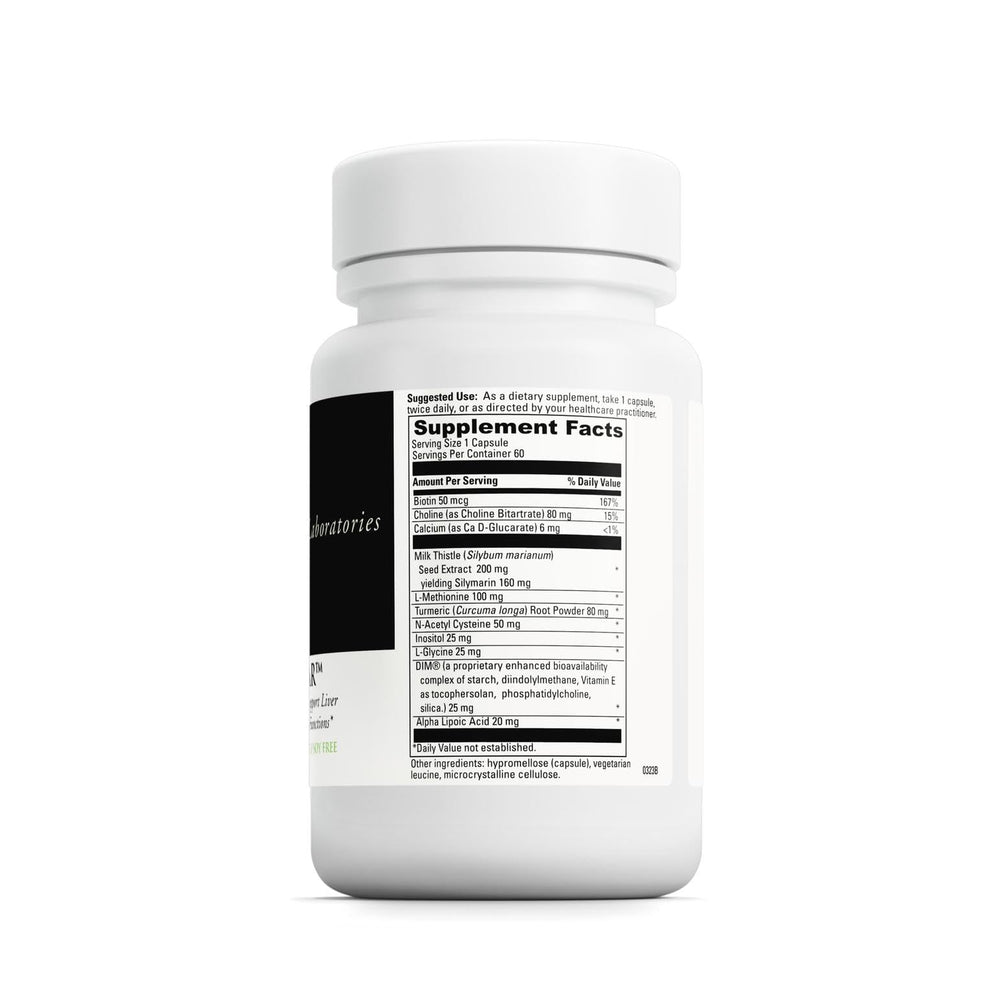 Davinci Hepaticlear bottle label close-up highlighting detox concept for wellness