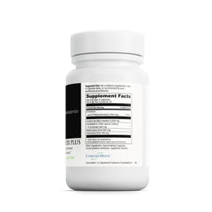 Close-up of the DAVINCI label highlighting key ingredients for balanced wellness.