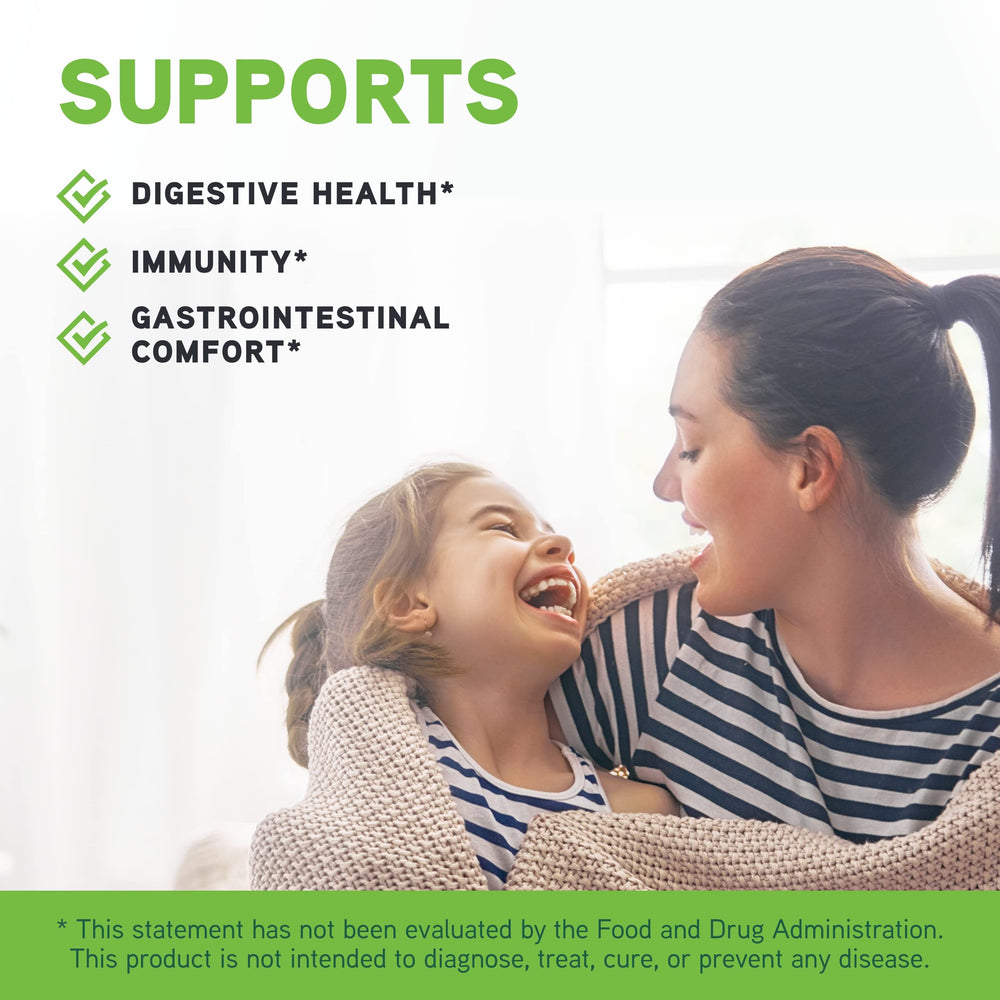 Davinci Labs GI Benefits ingredients label highlights zinc and L-glutamine.