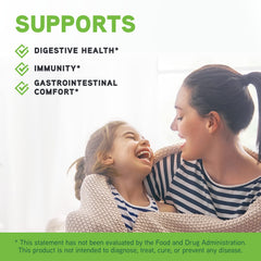 Davinci Labs GI Benefits ingredients label highlights zinc and L-glutamine.