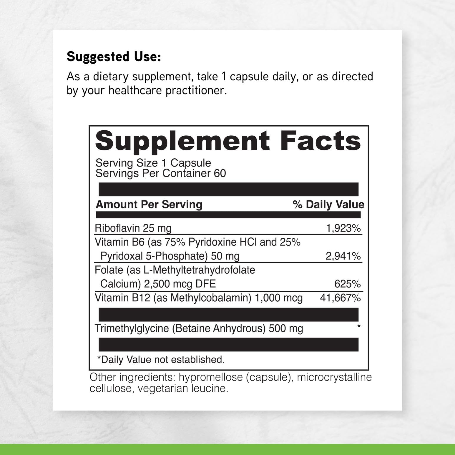 DAVINCI Methyl Benefits gluten-free label communicates allergy-friendly dietary option.