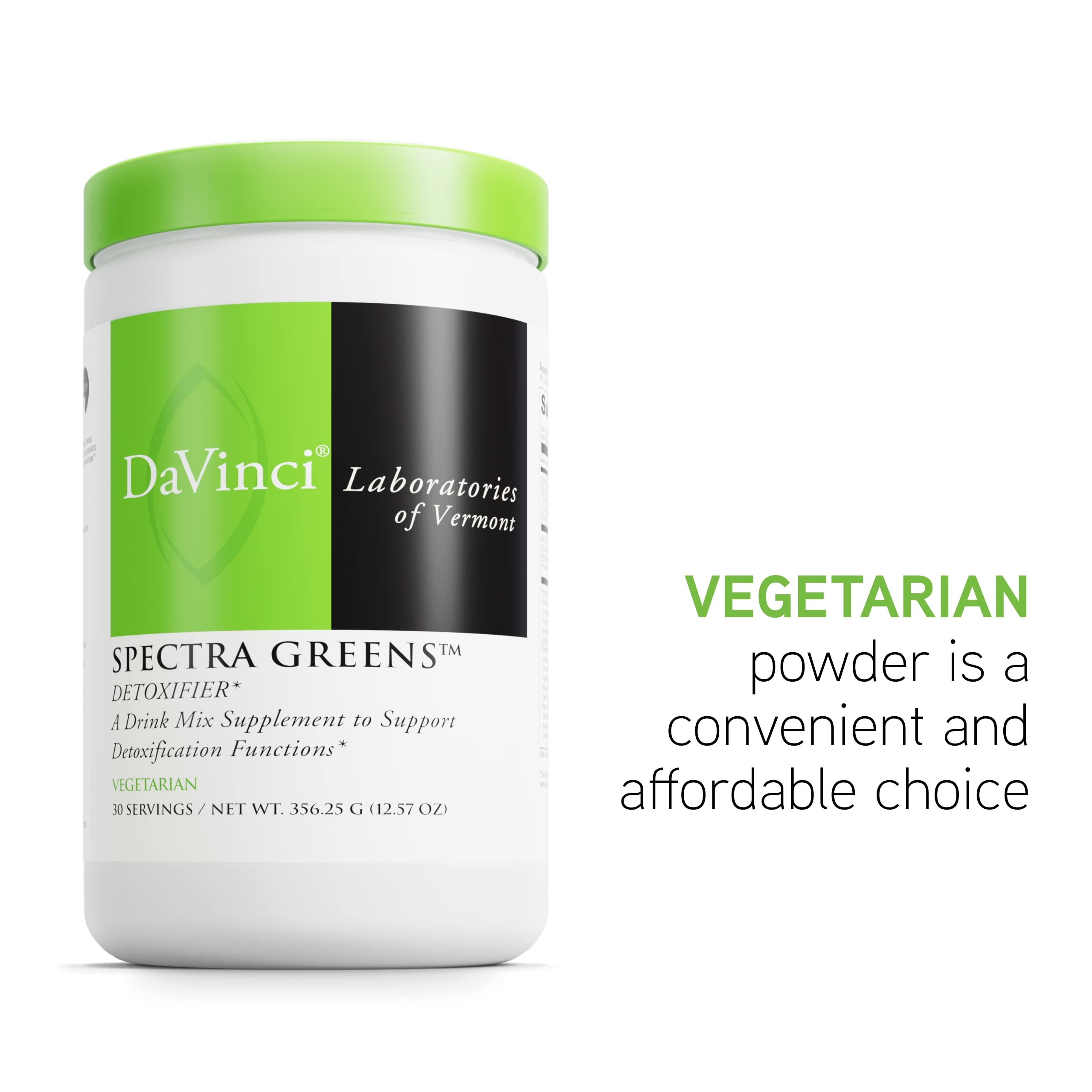 DAVINCI Labs Spectra Greens Detoxifier probiotic and enzyme blend for digestion