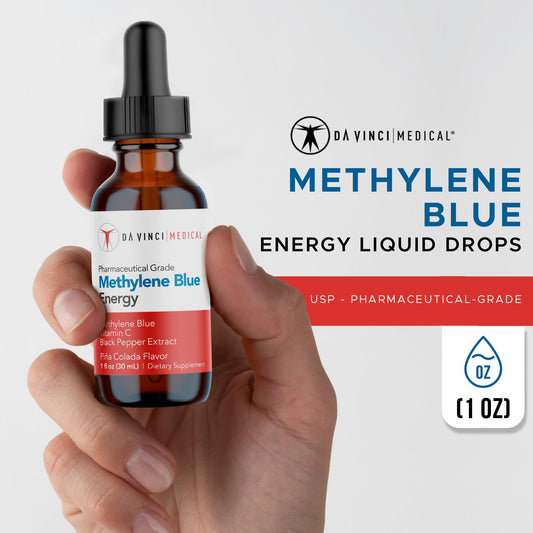 Da Vinci Medical Methylene Blue Drops dropper for precise dosing.