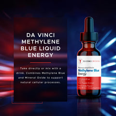 Da Vinci Medical Methylene Blue Drops glass container supports safe storage.