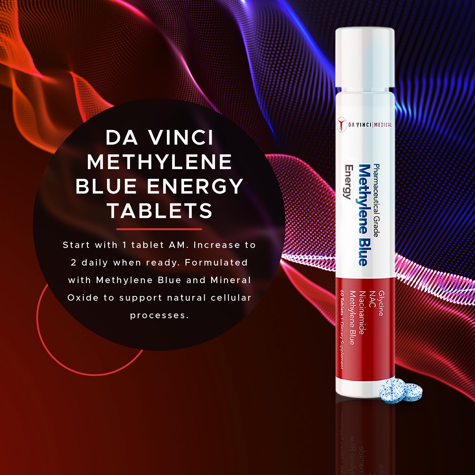 Da Vinci Medical Methylene Blue purity certificates closeup underscoring product standards.