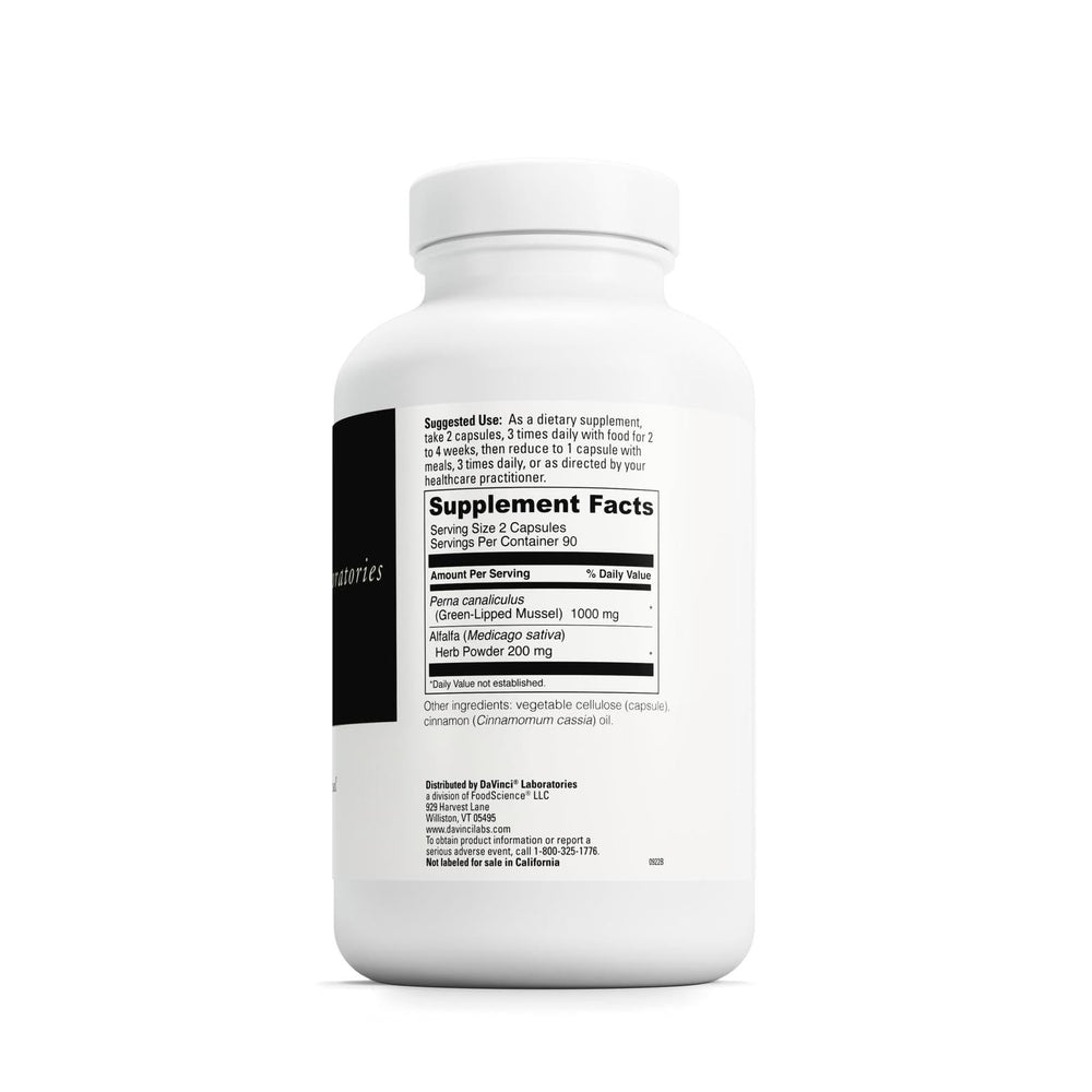 DAVINCI Perna capsules close-up for omega-rich blend