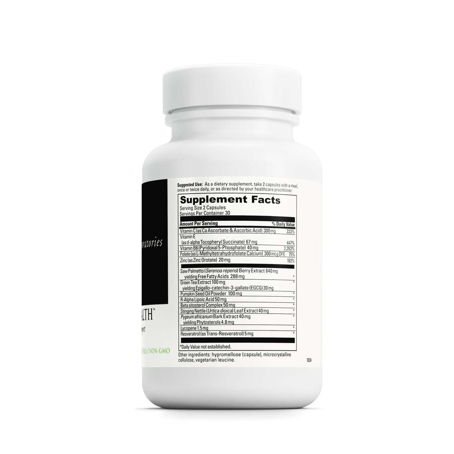 Close-up of DAVINCI Prostate Health capsules for everyday use.