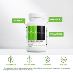 DAVINCI Saw Palmetto ingredients highlight prostate-support compounds.