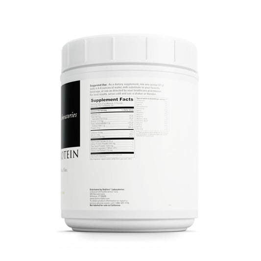DAVINCI Vegan Protein with 1B CFU probiotics supporting digestion and gut health.